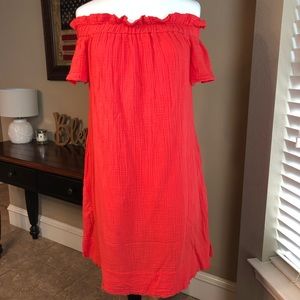Amadi Off the Shoulder Dress w/ POCKETS-Med